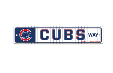 Chicago Cubs Street Sign