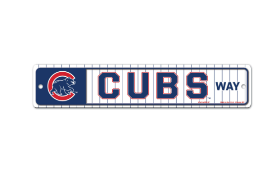 Chicago Cubs Street Sign