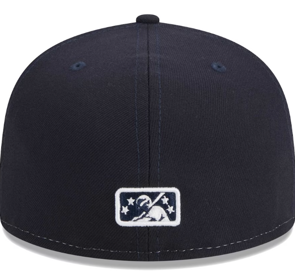 Penscola Blue Wahoos New Era 59FIFTY Fitted Seagull Cap