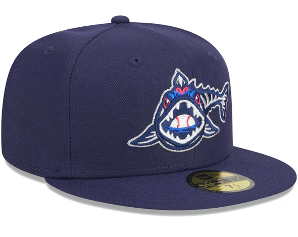 Pensacola Blue Wahoos New Era 59FIFTY Swimming Cap