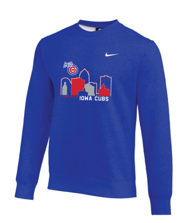 Men's Nike Iowa Cubs Skyline Crew Sweatshirt