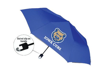 Iowa Cubs Royal Umbrella w/ Storm Clip