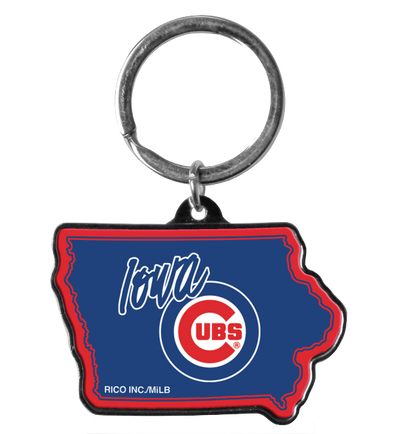 Iowa Cubs State Keychain