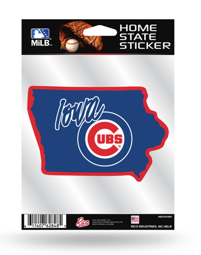 Iowa Cubs State of Iowa Sticker