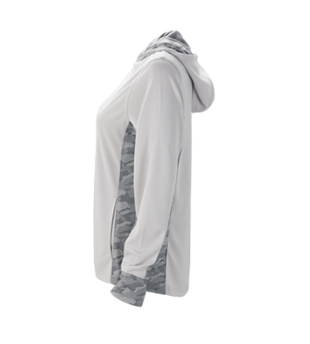 Women's Vantage Iowa Cubs Pro Camo Full Zip Jacket, White