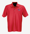 Men's Iowa Cubs Textured Stripe Polo, Red