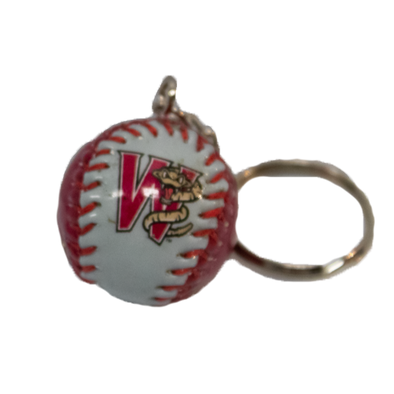 Wisconsin Timber Rattlers Baseball Keychain