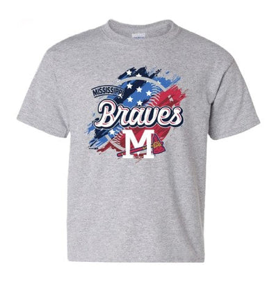 Mississippi Braves Youth Thick Tee