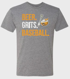 Carolina Grits Men's Beer.Baseball Tee