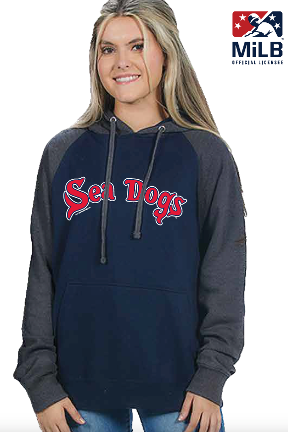 Sea Dogs Ladies Two Tone Hoodie