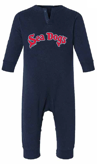 Sea Dogs Navy Toddler Fleece Bodysuit