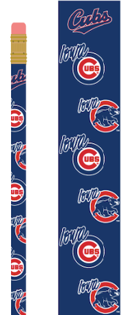 Iowa Cubs Pencil, Royal