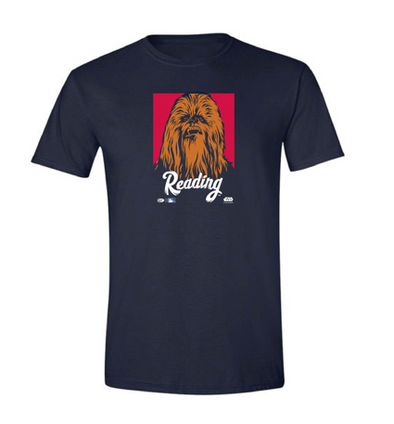 OT Sports Star Wars Reading Chewbacca T-Shirt