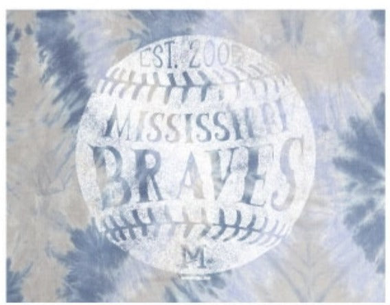 Mississippi Braves Sweatshirt Blanket