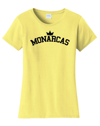 Monarcas de Eugene Copa de la Diversión Yellow Women's T-Shirt