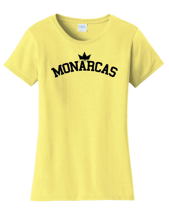 Monarcas de Eugene Copa de la Diversión Yellow Women's T-Shirt