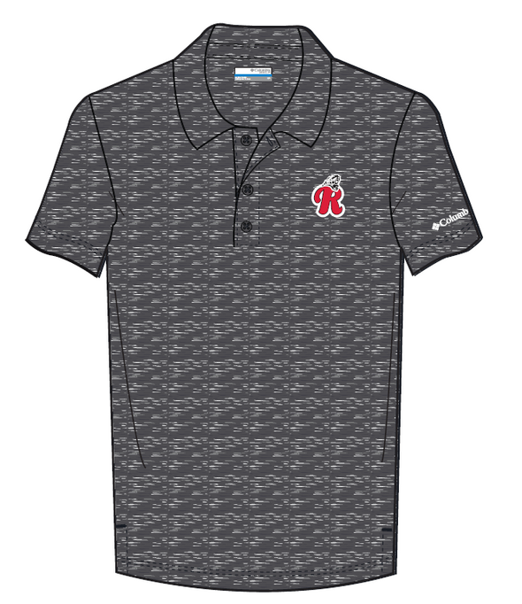 Columbia Peppered Black Final Round Black Train Polo