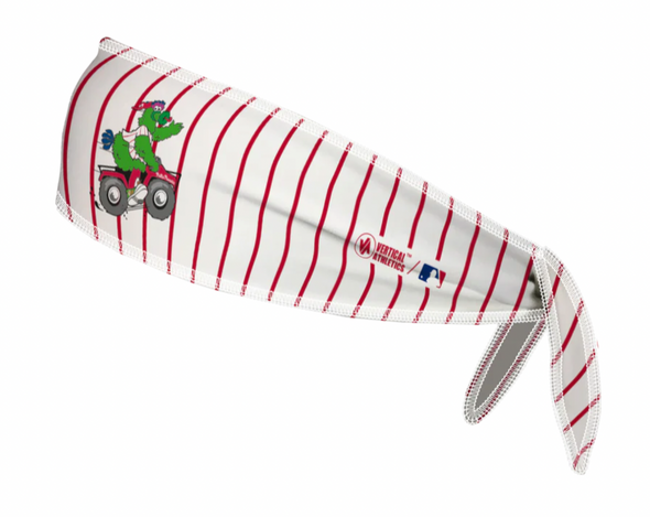 Vertical Athletics Phillies Tieback Cooling Headband Phanatic Stare and Phanatic Pinstripe