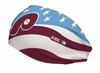 Vertical Athletics Phillies Cooling Headband Coop Stars and Stripes with Retro Cap Logo