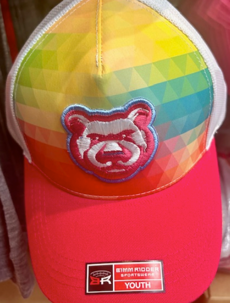 Youth Iowa Cubs Rainbow Segmented Cap- Adjustable