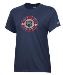 Women's Iowa Cubs Crew Navy Tee