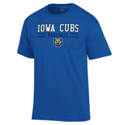 Men's Iowa Cubs Champion Cotton Royal Tee
