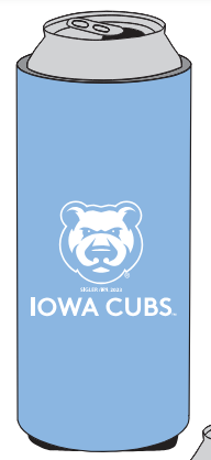 Iowa Cubs Tall Boy Coozie