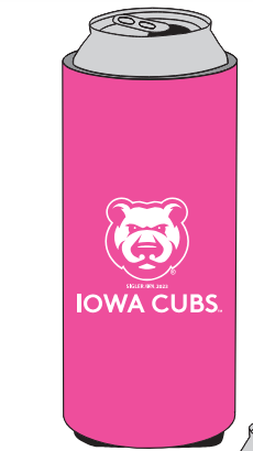 Iowa Cubs Tall Boy Coozie
