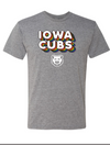 Men's Iowa Cubs 70's Tee-Gray