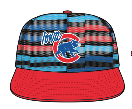 Youth Iowa Cubs High Heat Cap, Red