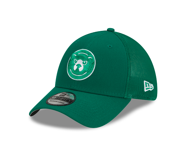 Men s New Era Green Chicago Cubs St. Patrick s Day 39THIRTY Flex Hat