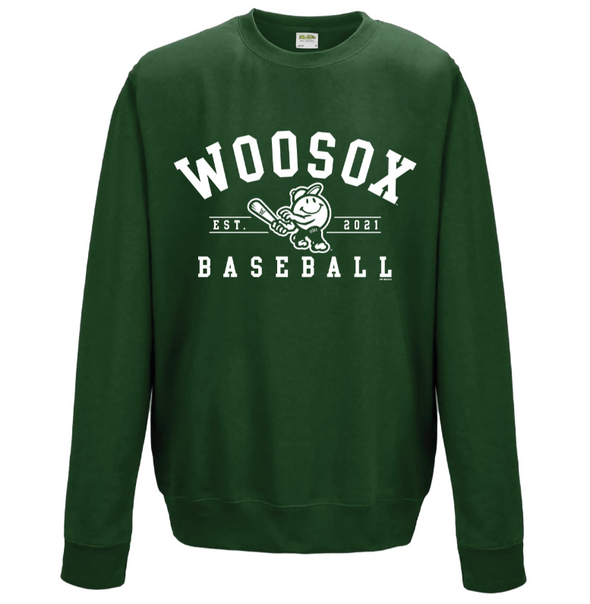 Worcester Red Sox Bottle Green WooSox Baseball Crewneck