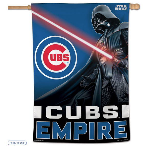 Chicago Cubs Star Wars Cubs Empire Vertical Flag