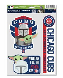 Chicago Cubs/Star Wars Mandalorian Decals