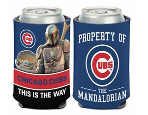 Chicago Cubs/Star Wars Mandalorian Can Cooler-RyB