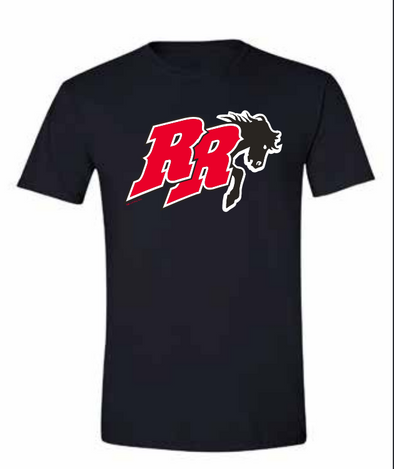 108 Retro RR Black T-Shirt