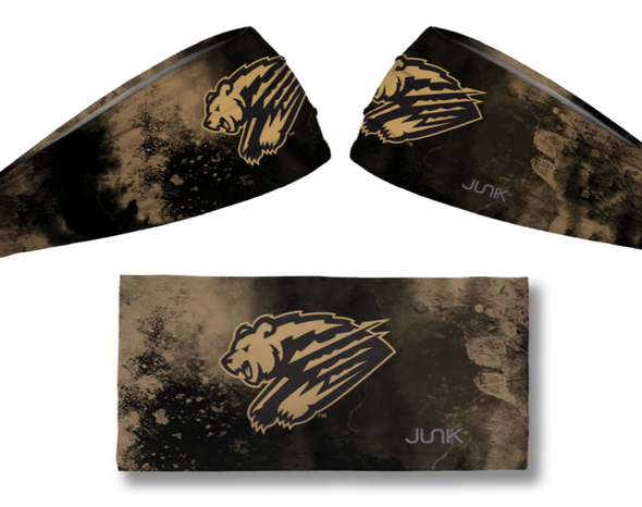 Black & Gold Primary Logo Headband