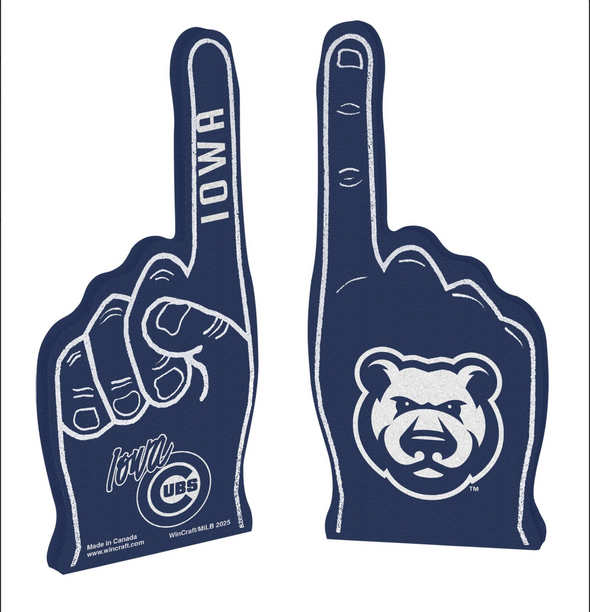 Iowa Cubs Foam Finger
