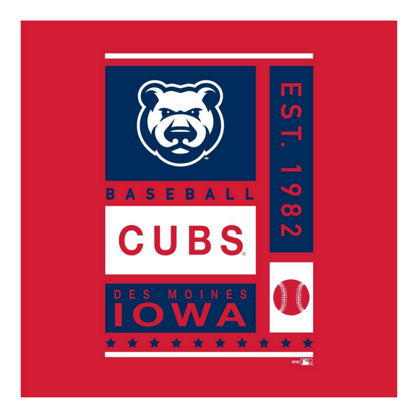 Men's Iowa Cubs Champion Short Sleeved Tee