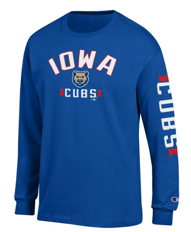 Men's Iowa Cubs Champion Long Sleeved Tee