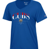 Women's Iowa Cubs Champion V-neck Tee