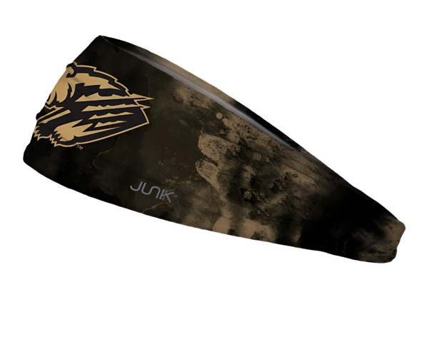 Black & Gold Primary Logo Headband