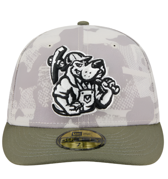 Midland RockHounds 2025 New Era On-Field Armed Forces Day 59FIFTY Fitted Cap
