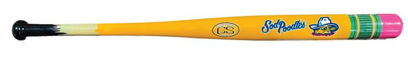 Amarillo Sod Poodles Pencil Mini Bat