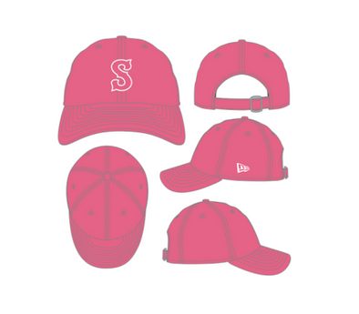 Syracuse Mets New Era Pink Youth CC Adj. Cap