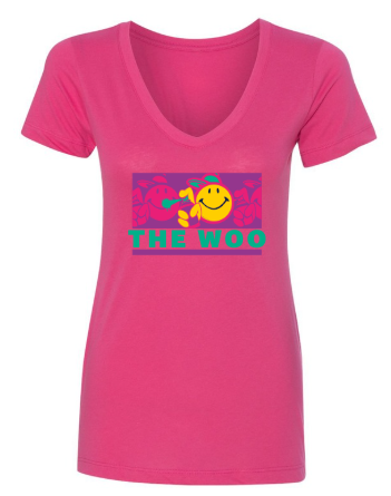 The Art of the Woo Pink Women's Reflection Tee