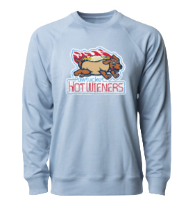 Pawtucket Hot Wieners Light Blue Crewneck