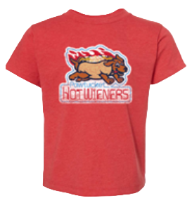 Red Pawtucket Hot Wieners Toddler Tee