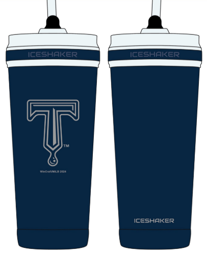 26 oz Ice Shaker Flex Bottle w/ Clear Lid