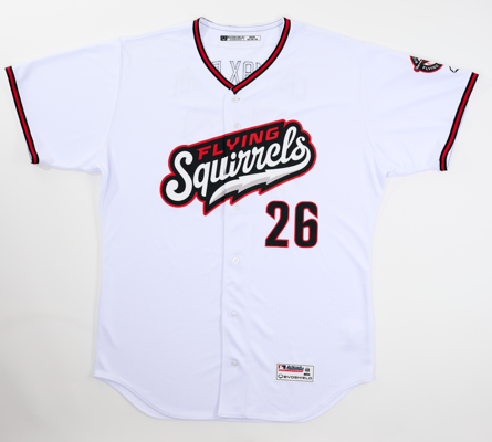 Richmond Flying Squirrels Evoshield Home Authentic Jersey